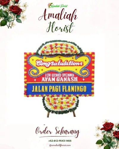 Bunga Papan Congratulation di Tajun